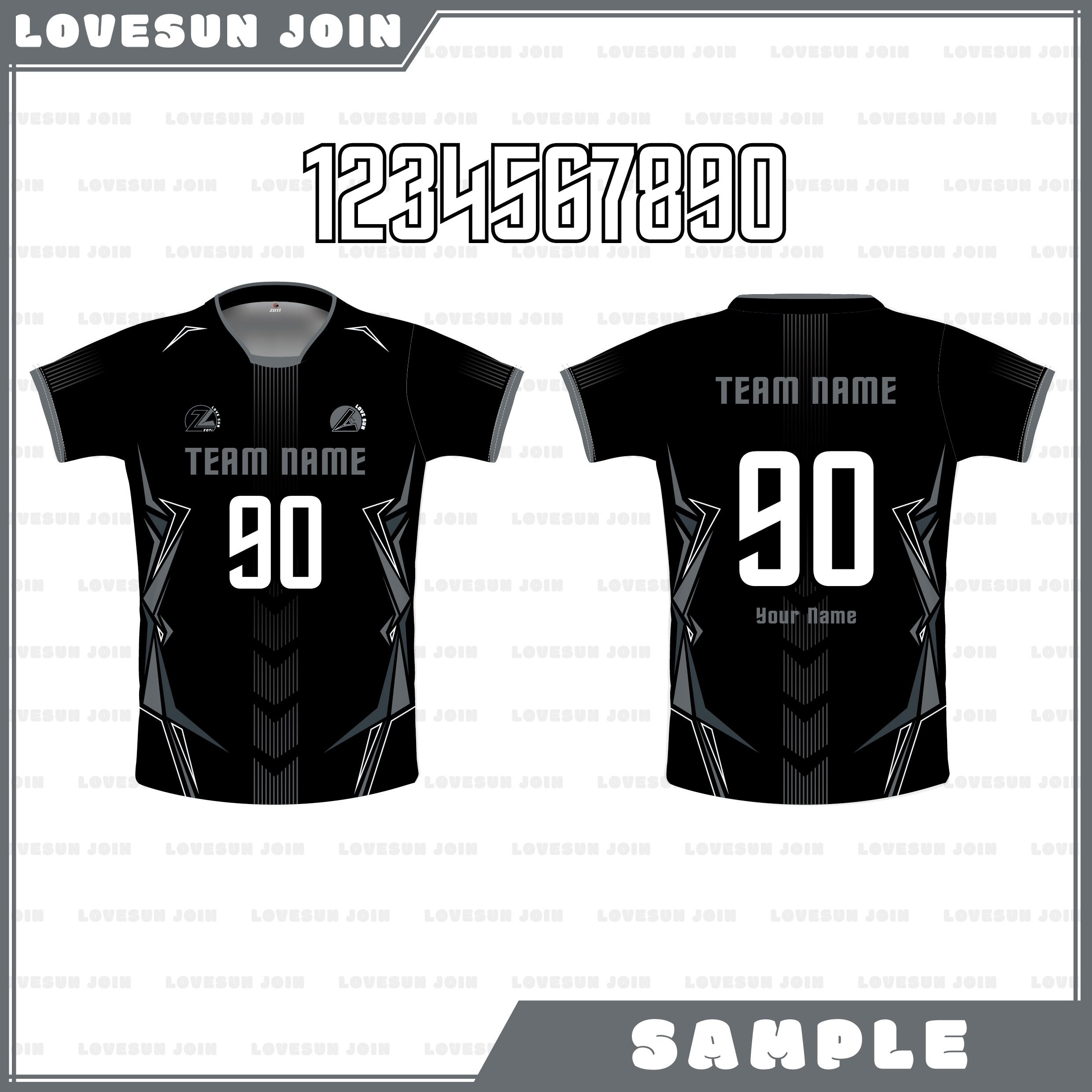 熱昇華短袖球衣 - sample