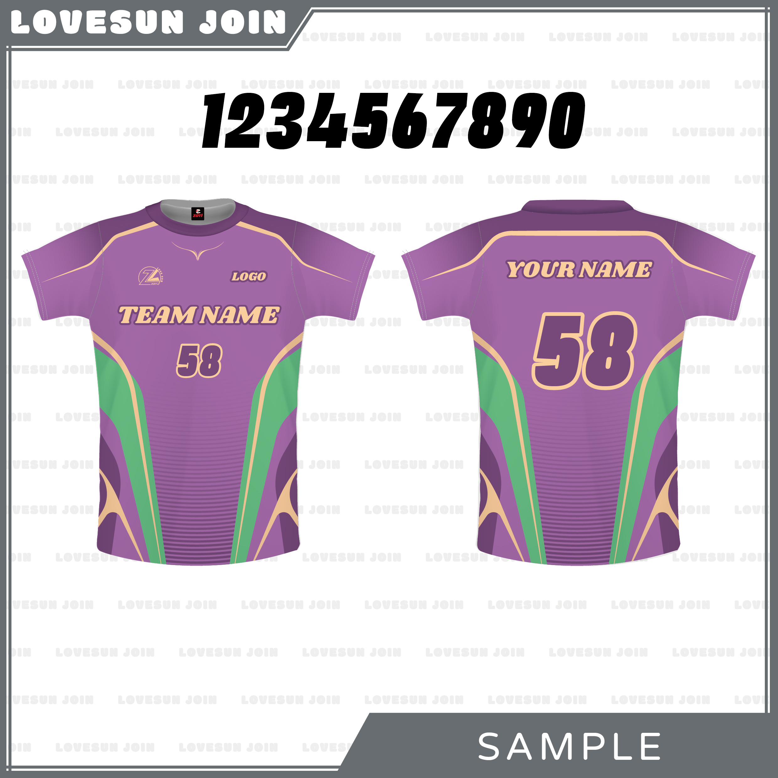 熱昇華短袖球衣 - sample