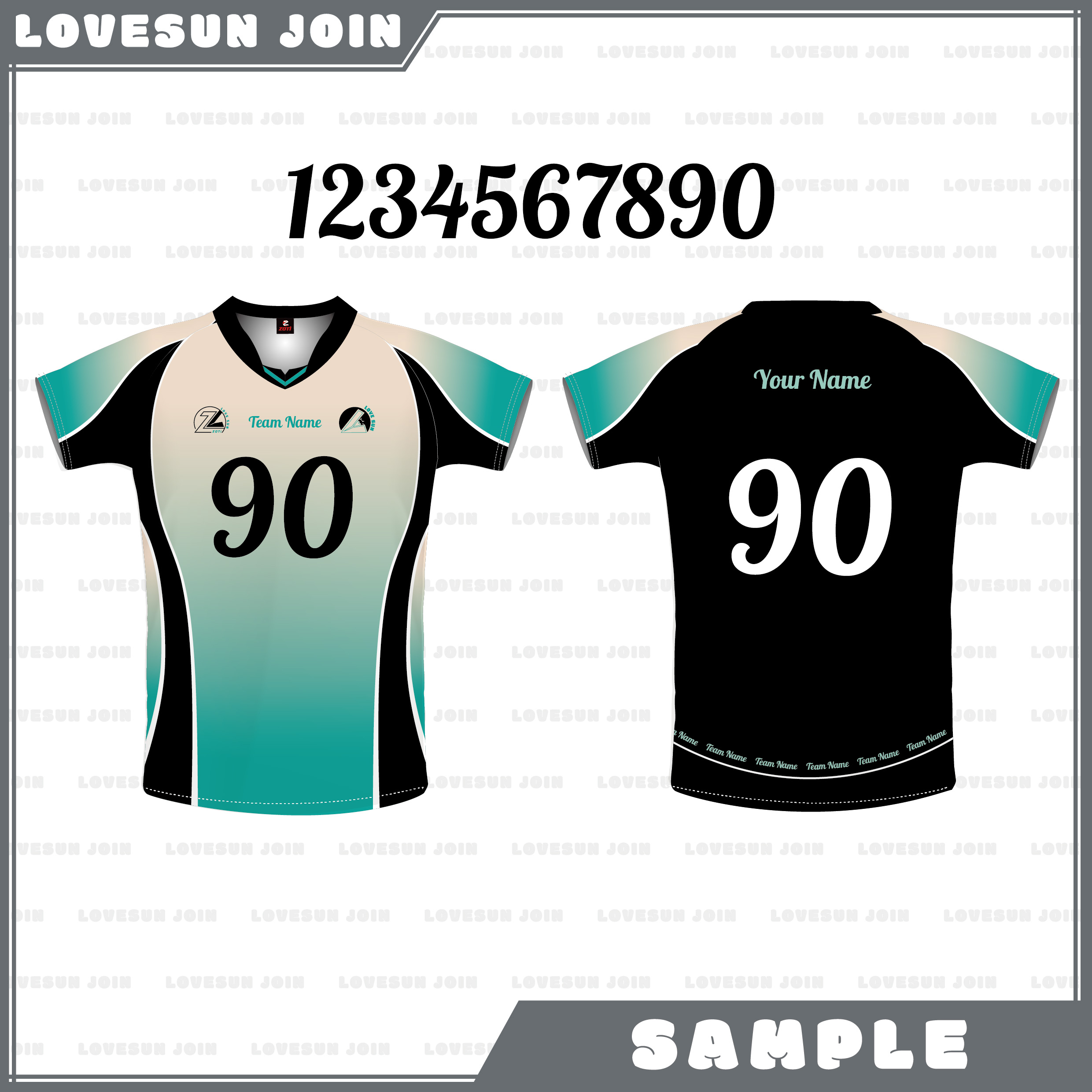 熱昇華短袖球衣 - sample