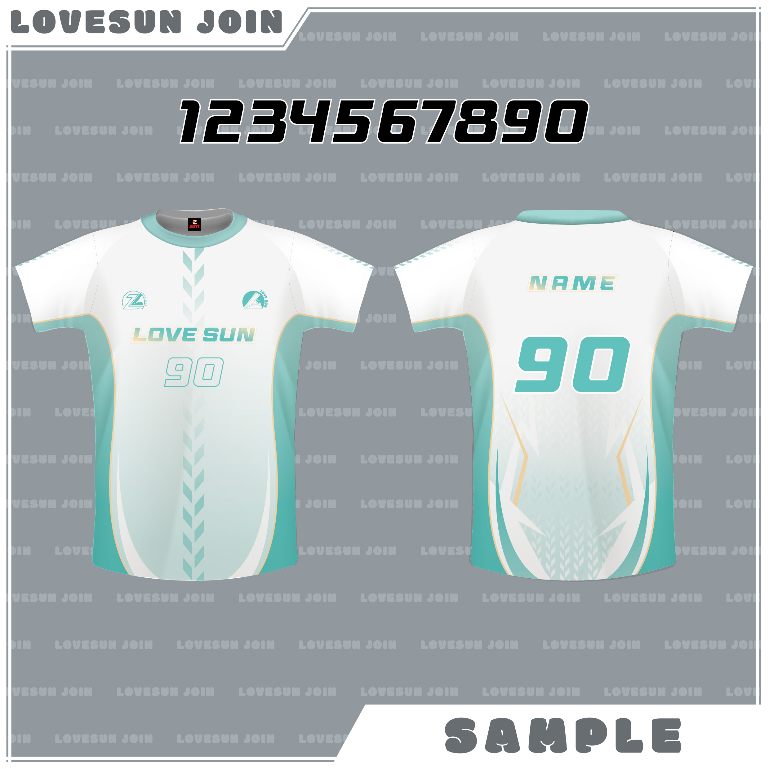 熱昇華短袖球衣 - sample