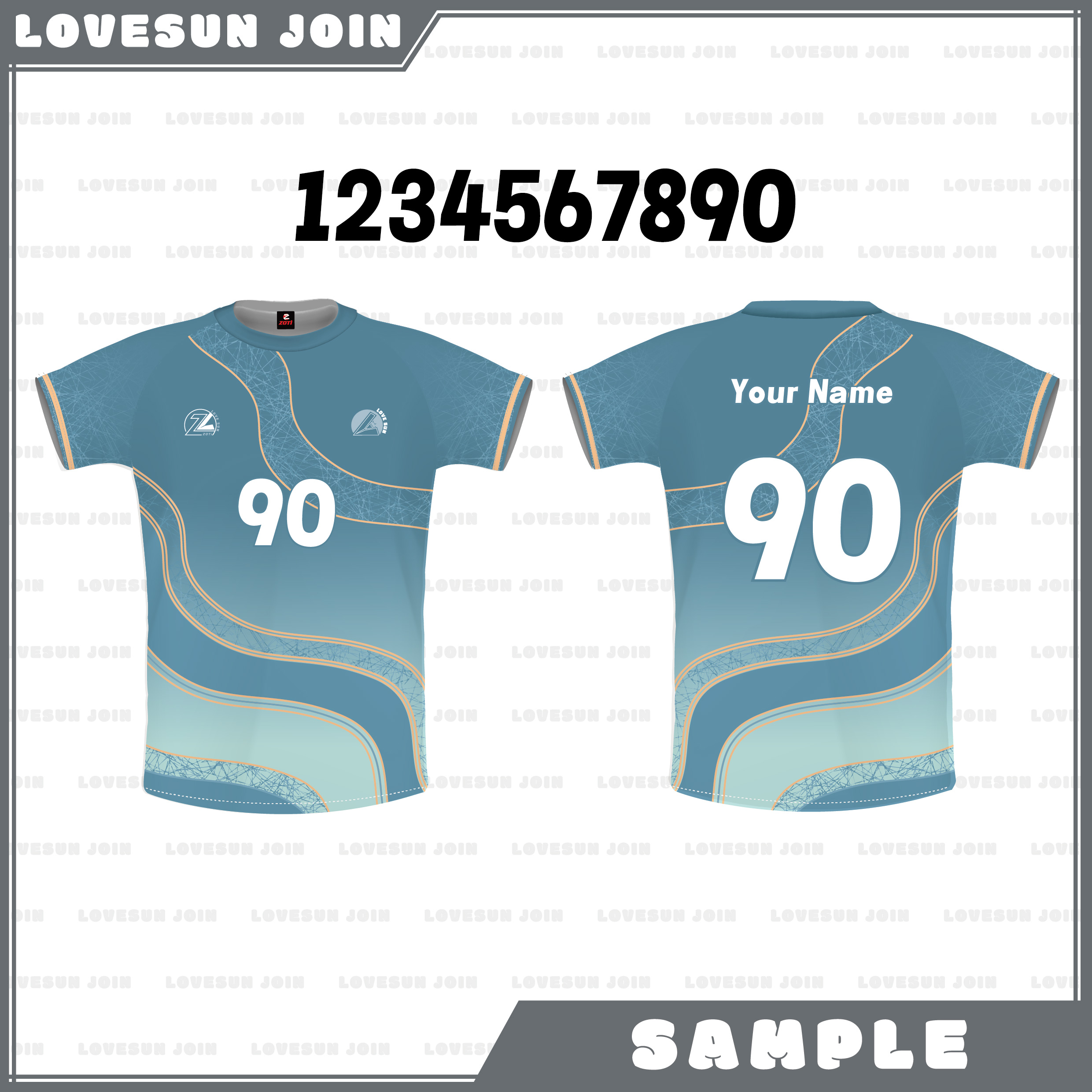 熱昇華短袖球衣 - sample