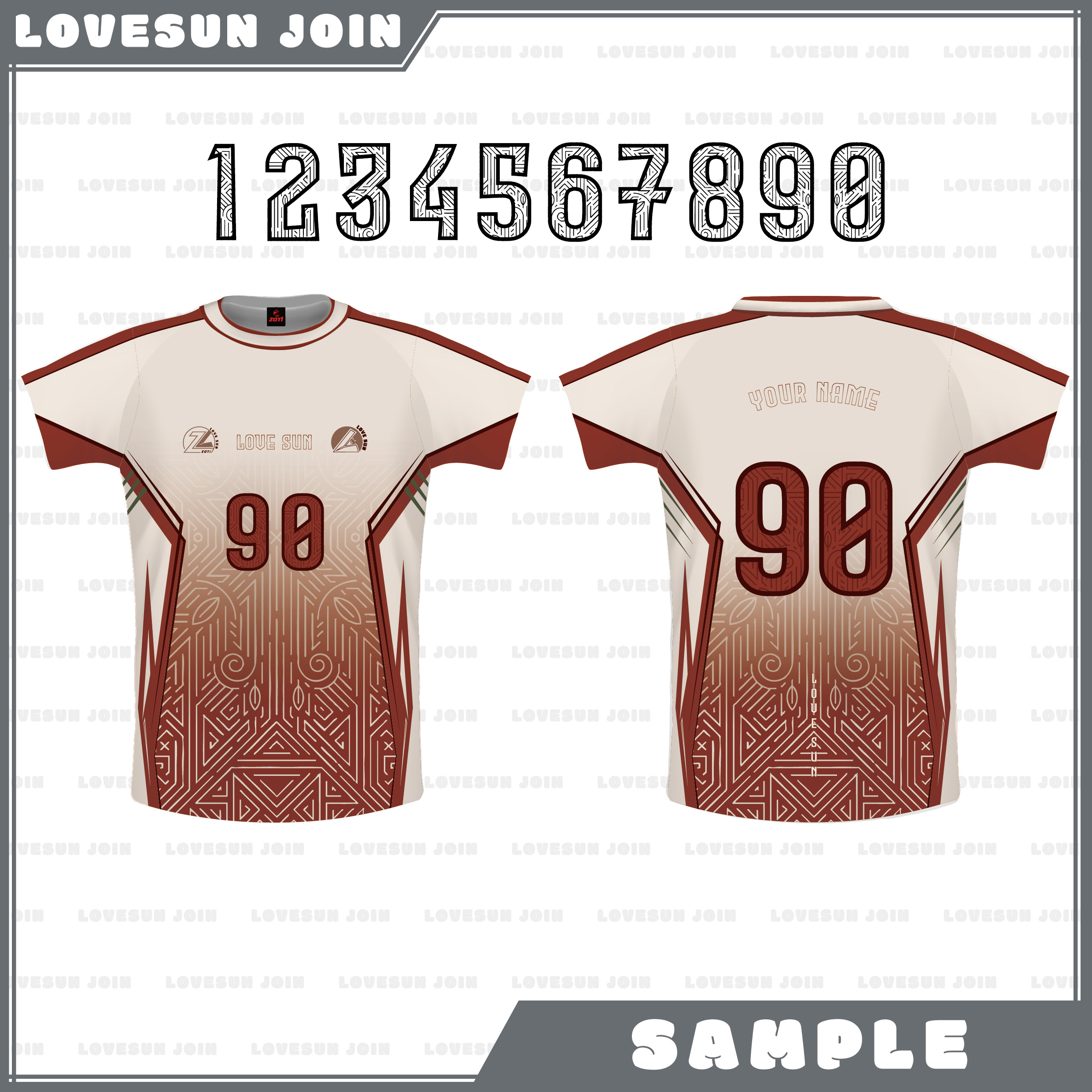 熱昇華短袖球衣 - sample